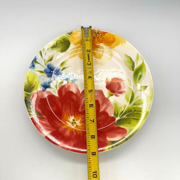 Pier 1 Imports Amelia Set of 2 Salad Plates 9" Ironstone - Picture 5 of 5